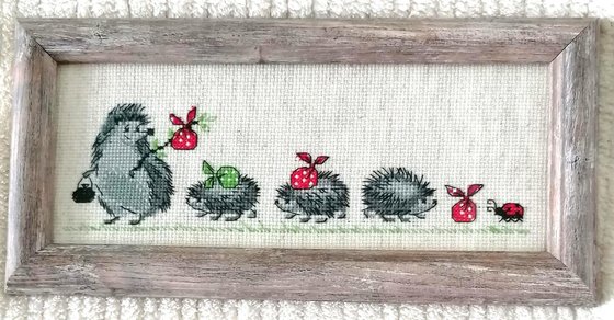 Работа «Ёжики.»