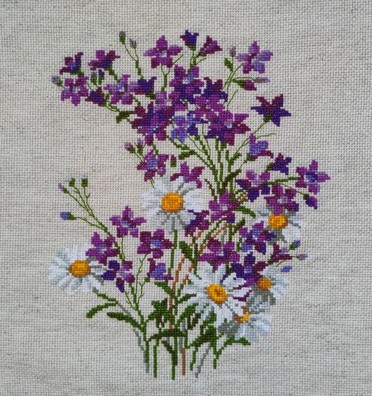 Работа «Полевые цветы»