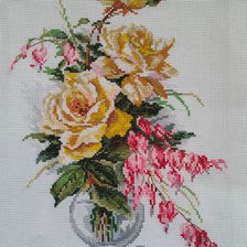 Работа «Желтые розы»