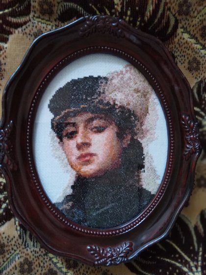 Работа «Крамской.Портрет неизвестной»