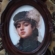 Работа «Крамской.Портрет неизвестной»