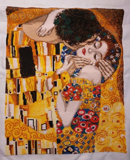 Работа «Поцелуй (Климт)»