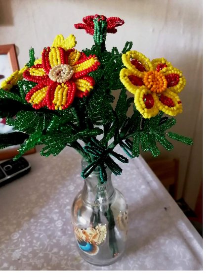 Работа «тонкослойные бархатцы»