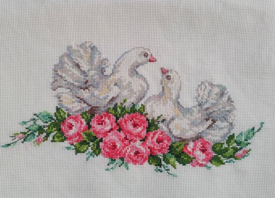 Работа «Голубки»