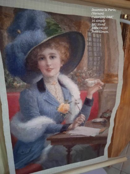 Работа «Doamna la Paris(Vernon)»