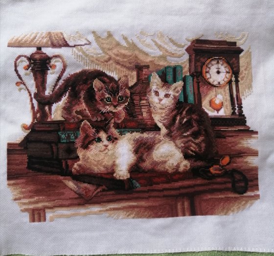 Работа «Котята»