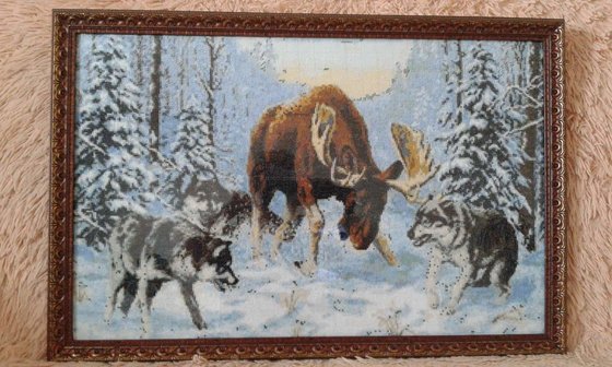 Работа «Утро в лесу»