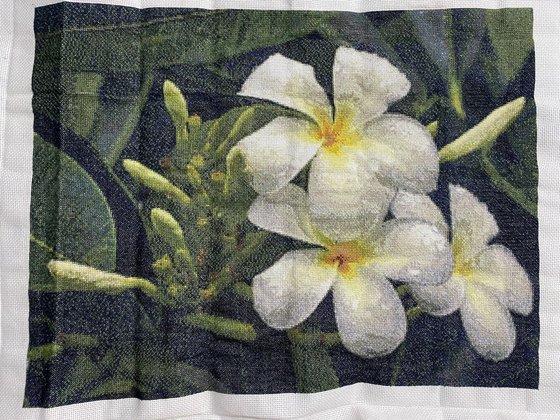 Работа «Райские цветы»