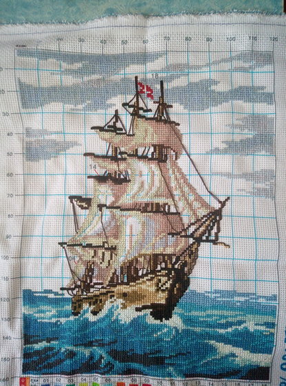 Работа «Корабль на волнах»