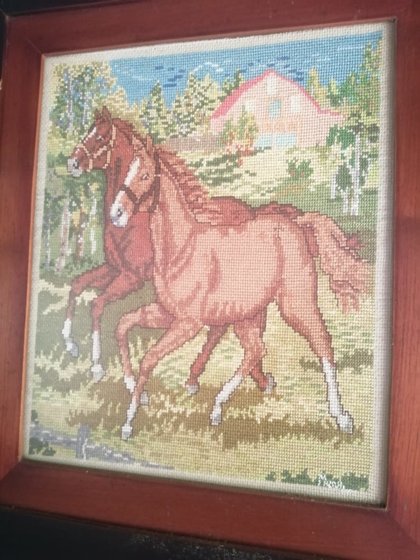 Работа «cuadro de caballos»