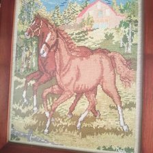 Работа «cuadro de caballos»