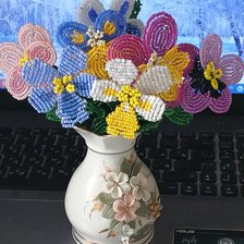 Работа «Анютины глазки»