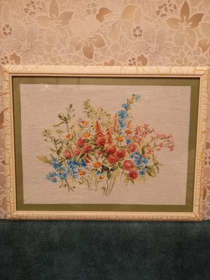 Работа «Полевые цветы»