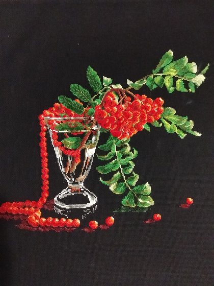 Работа «Рябиновые бусы»