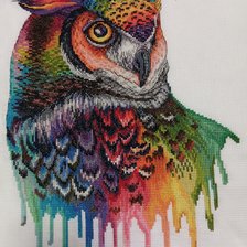 Работа «Радужная сова»