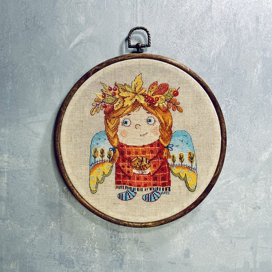 Работа «Осенний ангел»