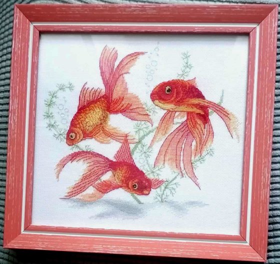 Работа «Золотые рыбки.»