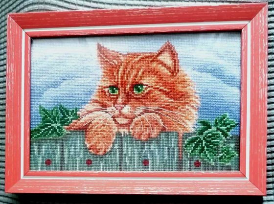 Работа «Рыжий кот.»