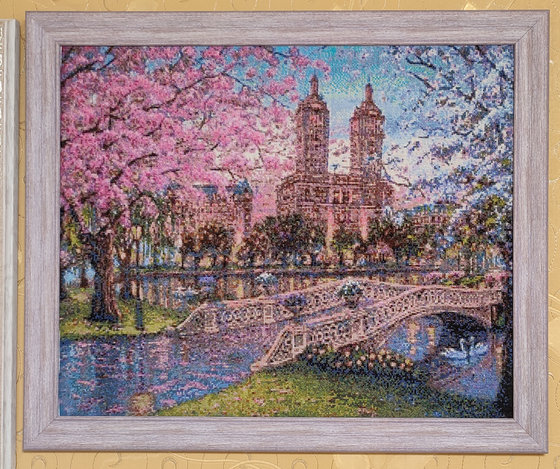 Работа «Весна в Нью-Йорке, по картине Роберта Коула»