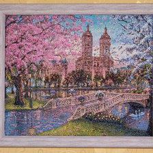 Работа «Весна в Нью-Йорке, по картине Роберта Коула»