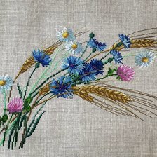 Работа «Рожь и васильки Марья Искусница»