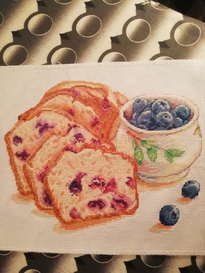 Работа «Кекс из голубики»