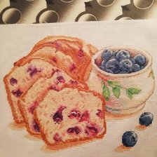 Работа «Кекс из голубики»