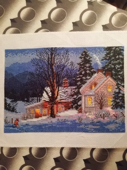 Работа «Зимней ночью»