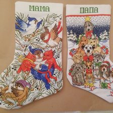 Работа «Новогодние носки (оформление)»