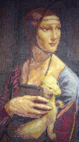 Работа «Дама с мангустом»