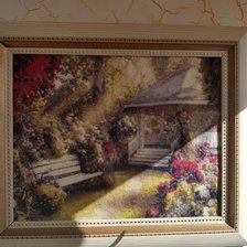 Работа «Беседка в саду»