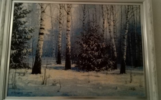 Работа «Окончательное оформление "В лесу родилась елочка" Худ. Владимир»