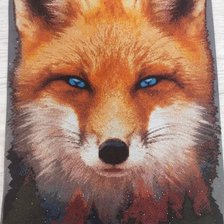 Работа «Осенний лис, Катюшкины крестики»