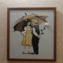 Работа «Под зонтиком»