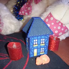 Работа «Объемный домик»