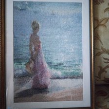 Работа «Девушка у моря»