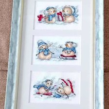 Работа «Озорные снеговики.»