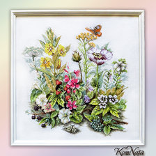 Работа «Полевые цветы»