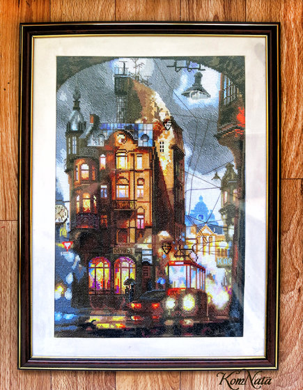 Работа «Ночной город»