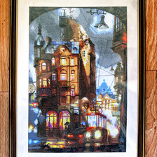 Работа «Ночной город»