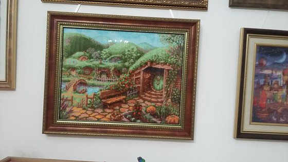Работа «Домики хоббитов»