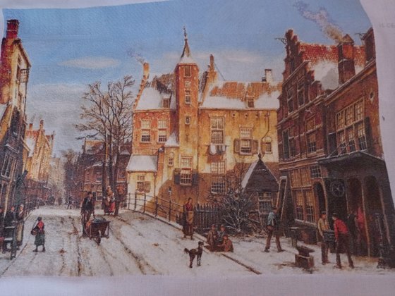 Работа «Эстэ: Утро в голландской деревеньке»