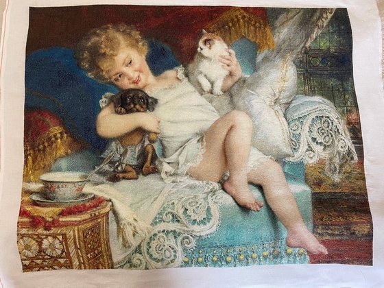 Работа «Эсте: Маленькие друзья»