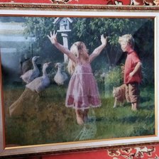 Работа «Деревенская идиллия по картине Роберта Дункана»