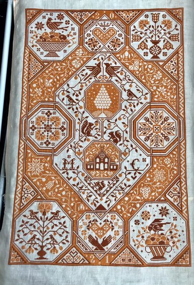 Работа «Сэмплер "Изобилие" от Modern Folk»