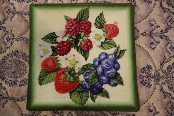 Работа «Букет на подушку.»