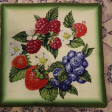 Работа «Букет на подушку.»