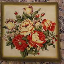 Работа «Букет на подушку.»