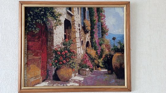 Работа «Итальянский дворик»