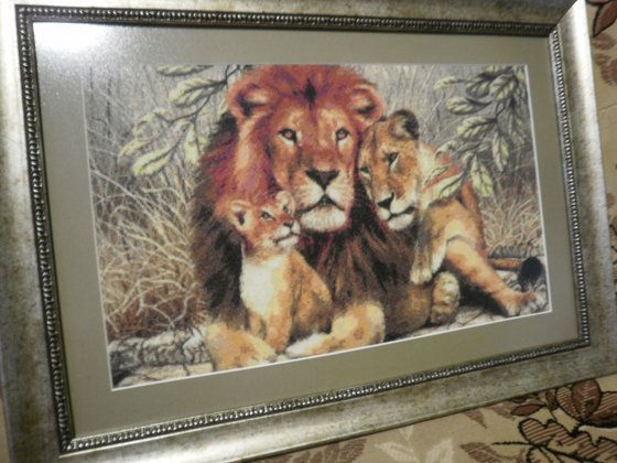 Работа «Львиное семейство»